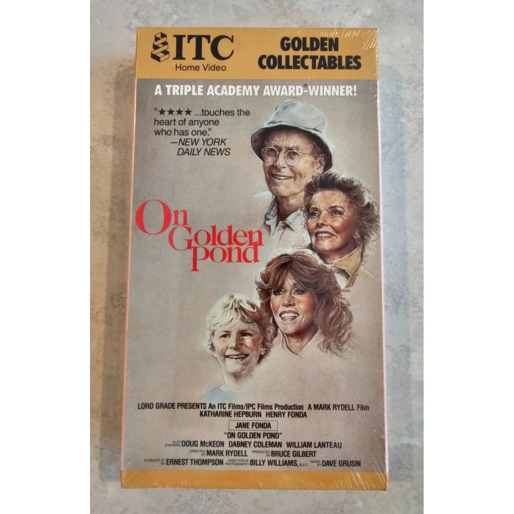 On Golden Pond 1981 Katherine Hepburn, Henry Fonda  (VHS, 1988)  Sealed New